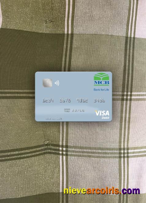 United Arab Emirates MCB Bank visa debit card photolook